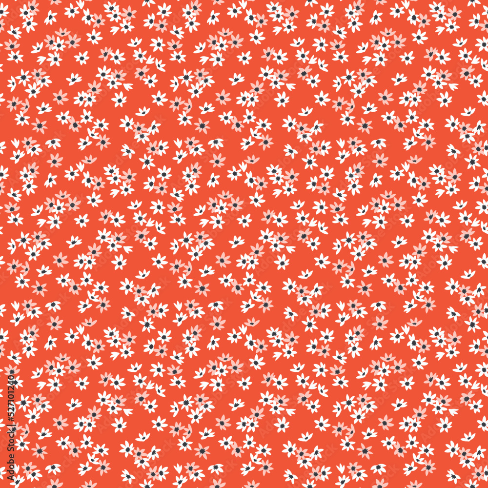Cute floral pattern in the small flower. Seamless vector texture ...