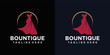 © AGUNG - Bountique logo design vector with creative unique concept premium vector