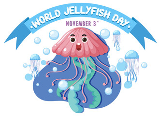 Poster - World Jellyfish Day Logo Design