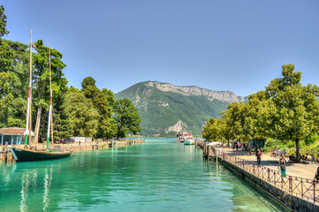 Canvas Print - Annecy, Haute-Savoie, France