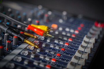 buttons equipment for sound mixer control, equipment for sound mixer control, electronic device.