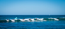 Surf Break Crowded Take-off