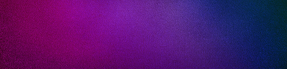 Wall Mural - Dark magenta fuchsia violet blue abstract matte background for design. Space. Deep purple color. Gradient. Web banner. Wide. Long. Panoramic. Website header. Christmas, festive, luxury. Template.
