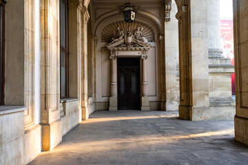 Wall Mural - Historic building architecture in Bucharest, Romania, 2022