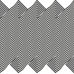 Leinwandbilder - Modern abstract geometric contemporary vector seamless diagonal pattern with simple elements and shapes. Graphic black and white minimalist background.