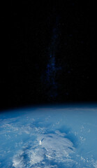 Wall Mural - planet earth on space background. elements of this image furnished by nasa.