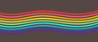 © Studio Barcelona - Rainbow colors spectrum wave pattern background.