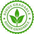 Biodegradable label sticker badge png	
