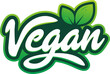 © muh - vegan typography stamp icon png logo template