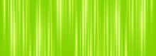 Light Green Wide Abstract Background. Bright Green Modern Abstract Banner With Vertical Stripes. Vector Illustration