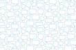 seamless pattern with speech bubbles, chat windows- vector illustration