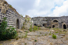A View Of Margat (Al-marqab) Castle In Baniyas, Syria.