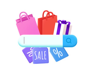 Poster - Searching for season discounts in internet