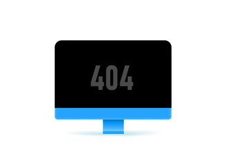 Aufkleber - Website is not available. 404 error concept.