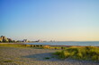 Revere Beach, Revere, Massachusetts, USA. It is a first public beach in America. It is close to Boston Logan Airport