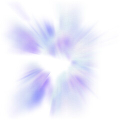 Wall Mural - isolated transparent abstract colorful burst shape element.