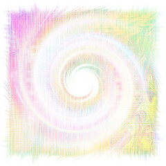 Wall Mural - Isolated transparent abstract glitch art shape element.