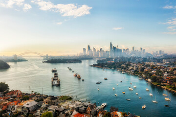 Poster - D Syd CBD From Birchgrove Fog