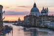 View Of Basilica Di Santa Maria Della Salute From The Accademia Bridge. Taken In Venice, Italy