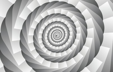 Wall Mural - circular motion blur moving spin spiral optical illusion vector illustration