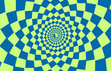 Fototapeta Przestrzenne - circular motion blur moving spin spiral optical illusion swirl spiral background