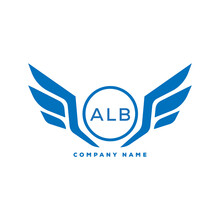 ALB Letter Logo. ALB Blue Image On White Background. ALB Monogram Logo Design For Entrepreneur And Business. AAA Best Icon.
