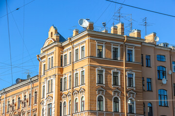 Wall Mural - Saint-Petersburg, Russia. Beautiful arhitecture of Saint-Petersburg city center.