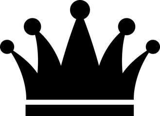 Wall Mural - Crown king icon 