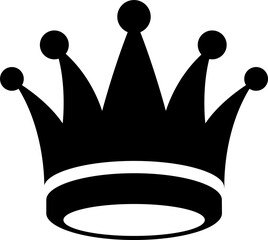 Wall Mural - Crown king icon 