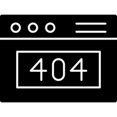 Poster - 404 Error Icon