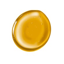 Watercolor Honey Drop. Realistic Golden Drop Of Honey