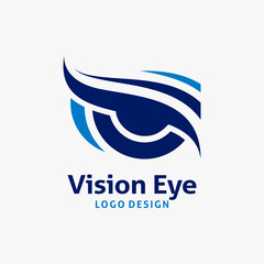 Vision eye logo design