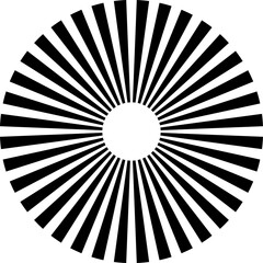 Wall Mural - sunburst element radial stripes or sunburst backgrounds