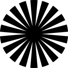 Wall Mural - sunburst element radial stripes or sunburst backgrounds