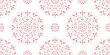 Abstract Oriental Pattern In Boho Style - Endless Geometric Background.