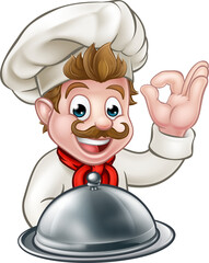 Wall Mural - Chef Cartoon Character