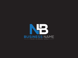 Wall Mural - Modern NB Logo Letter Vector, Letter Nb bn Logo Icon Design For Your New Business Or Brand