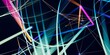 © vegefox.com - Global network. Blockchain. 3D illustration. Neural networks and artificial intelligence. Abstract