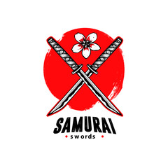 Wall Mural - samurai sword artwork