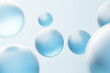 © Mr.PJ - Blue Bubbles cosmetic concept, Abstract blue bubbles background.