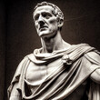 Julius Caesar as a Marble Statue