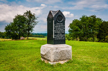 The 5th Maryland Volunteer Infantry Monument, Antietam National Battlefield, Maryland USA, Sharpsburg, Maryland