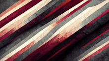 Abstract Diagonal Stripes Pattern. Background With Black, Gray, Red And White Lines.