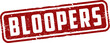Bloopers grunge rubber stamp png