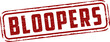 Bloopers grunge rubber stamp png