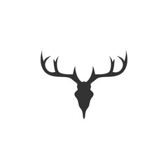 Wall Mural - Antler icon logo design