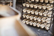 © Wavebreak Media - Doug in wicker bread containers arranged side by side in rack at bakery