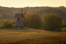 The Mill At Sunset. Pushkin Mountains, Pskov Region