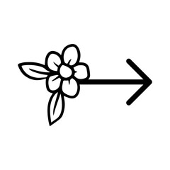 flower arrow
