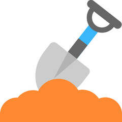 Canvas Print - Shovel Vector Icon